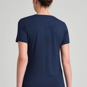 Schiesser T-Shirt Mix+Relax In Blau 10