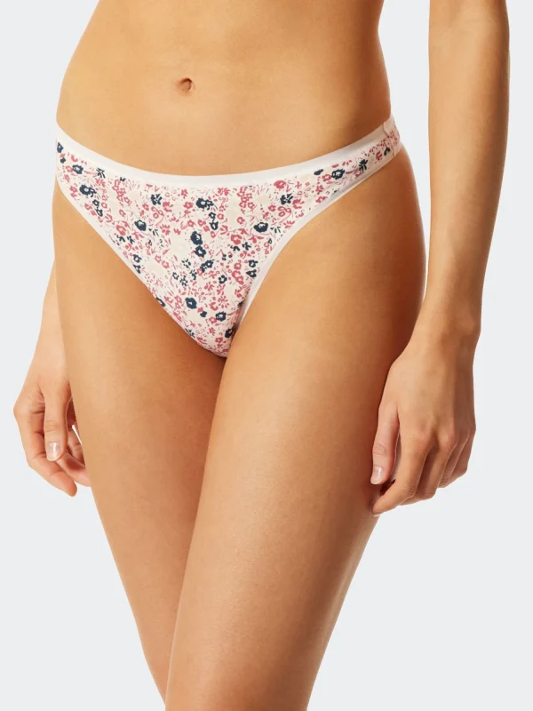 Schiesser Tanga Organic Cotton 95/5 In Assorted 2 5