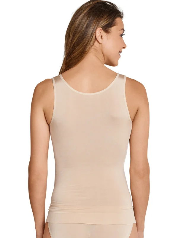 Schiesser Tanktop Seamless Light In Beige 4