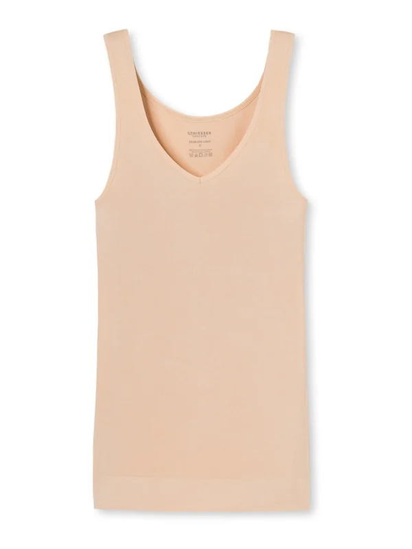 Schiesser Tanktop Seamless Light In Beige 1