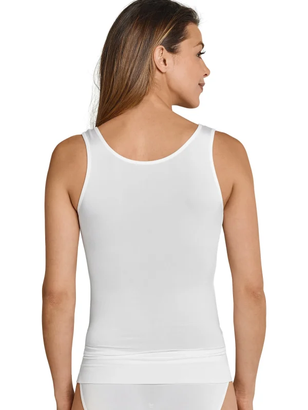 Schiesser Tanktop Seamless Light In Weiß 4