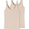 Schiesser Trägertop (Tops) 2er-Pack Modal Essentials In Beige 16